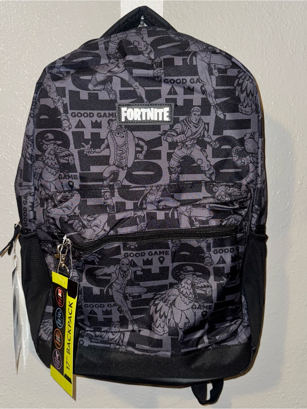 *NWT* Epic Games | Fortnite 17” Boys' Good Game Allover-Printed Comic Backpack